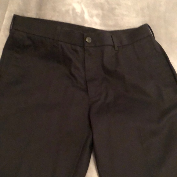EUC men’s Haggar H26 slacks 38x32 black - Picture 1 of 5